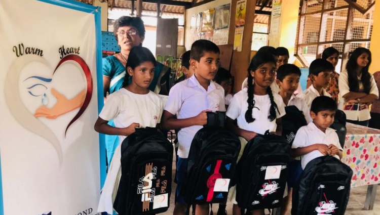 Diamond donates a school in Kelaniya